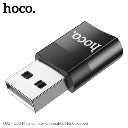 Bộ Chuyển Đổi Hoco UA17 USB (đực) sang TYPEC (cái)